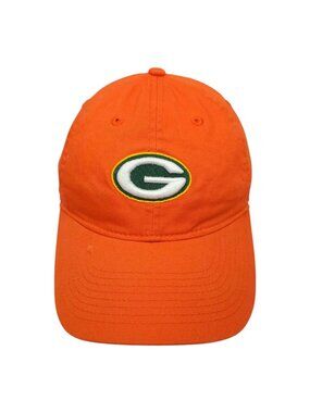 Green Bay Packers Orange Hat NFL Team Apparel Hunting Down Hunger Rare Colorway